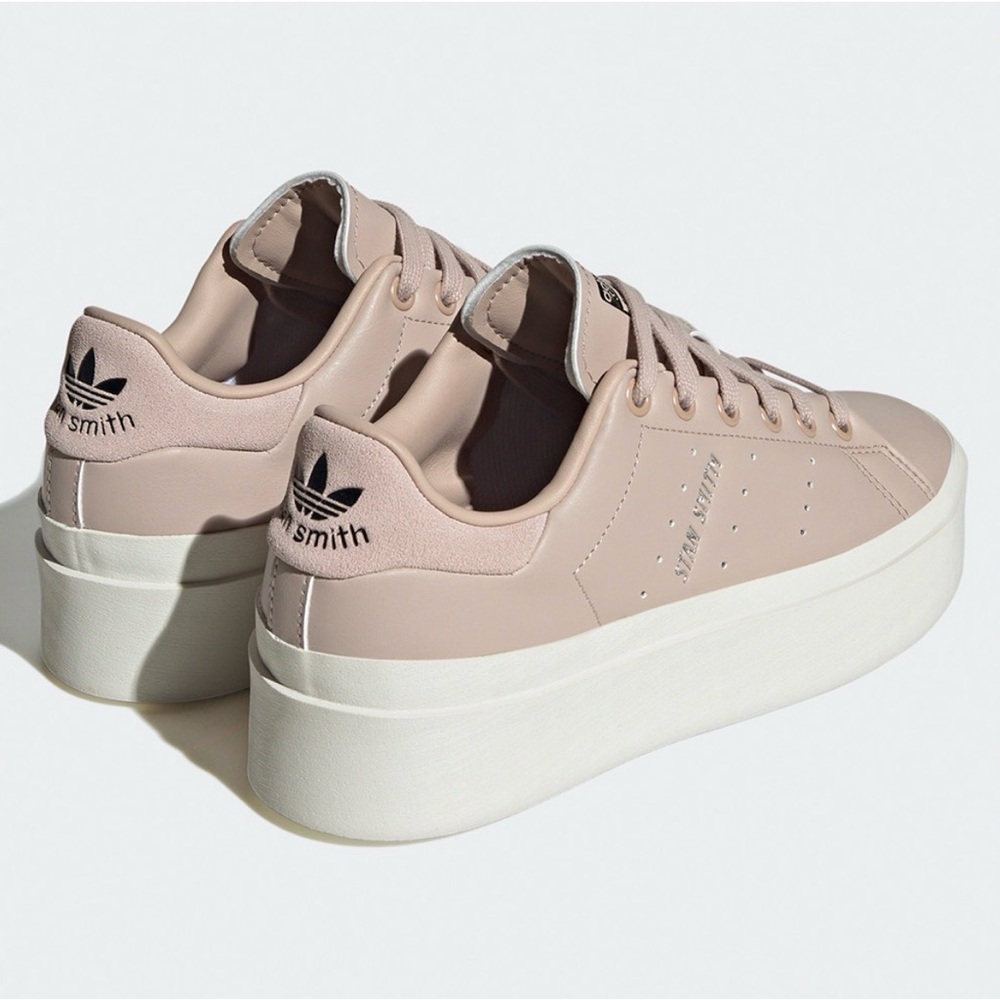 adidas Stan Smith Platform Sneakers - Blush Beige